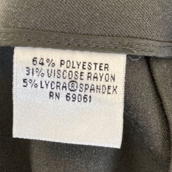 Talbots Petite Womens Charcoal Gray Pants Stretch Size 16 Office Wear - Picture 6 of 9
